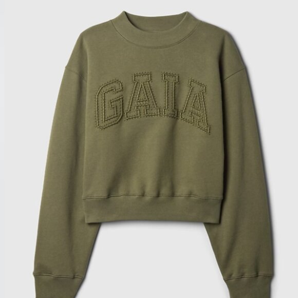 Gap x Cult Gaia Cropped Logo Sweatshirt - brand new with tags